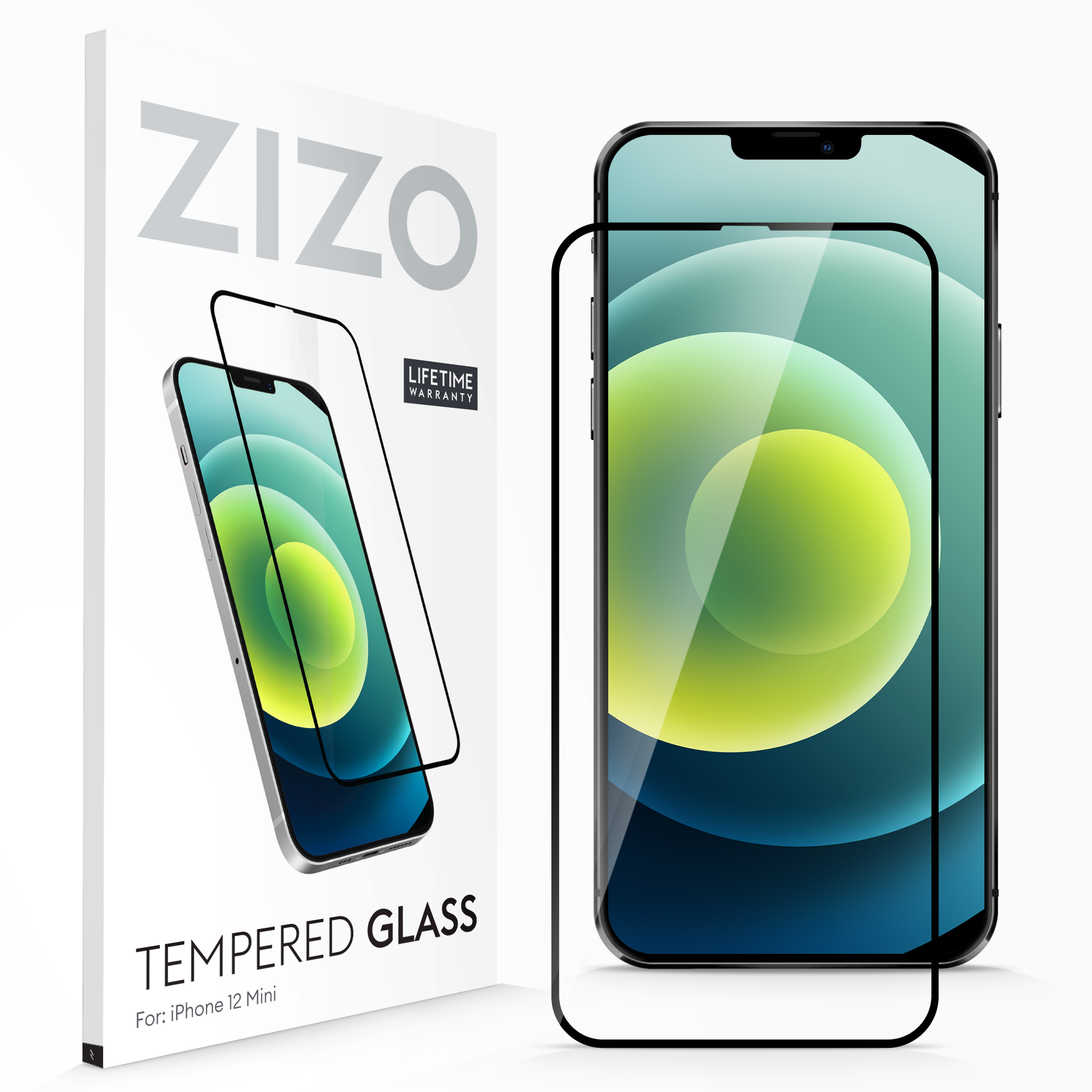 For Apple Iphone 12 Mini Zizo Lightning Shield Tempered Glass Screen Protector Ebay