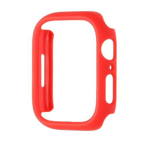 Apple Watch 44mm - PU Solid Color Apple Watch Screen Frame - Red