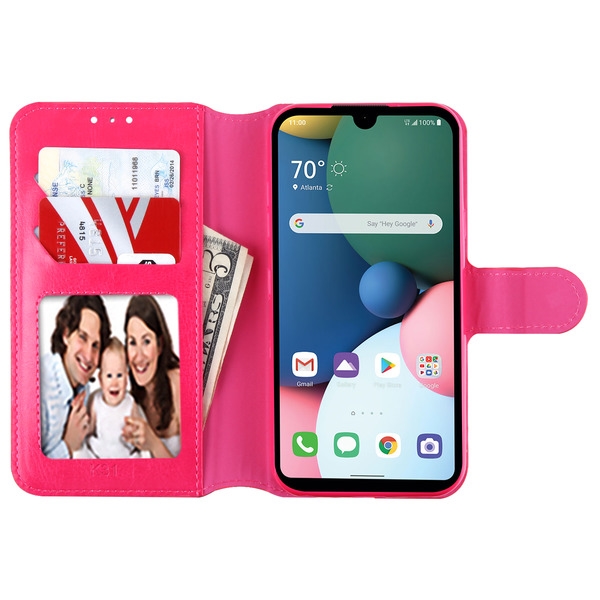 uitbarsting schieten pad LG Tribute Monarch Wallet, Hot Pink MyJacket Wallet Element Series ::  CellPhoneCases.com