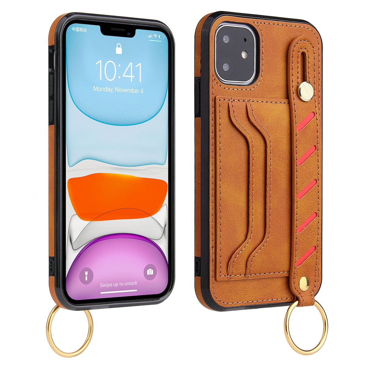 Vegan Leather iPhone 11 Pro Max Wallet Case