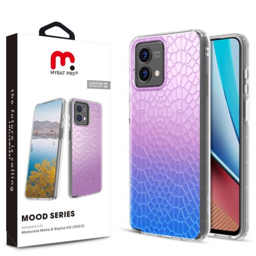 Motorola 2023 Moto G Stylus 4G MyBat Pro Mood Series Case - Iridescent Snake