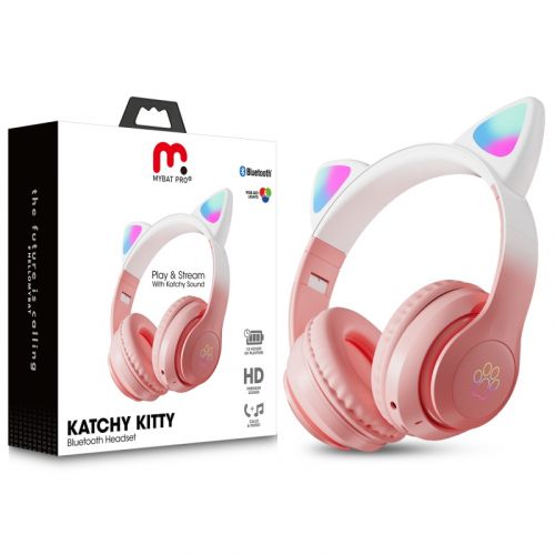 MyBat Pro Katchy Kitty Children?s Bluetooth Headset - Pink