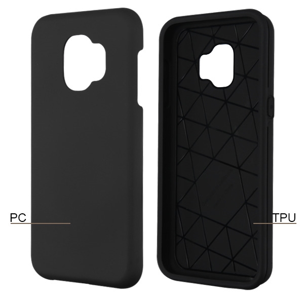 Samsung Galaxy J2 Pure Case Rubberized Black Black Fuse Hybrid