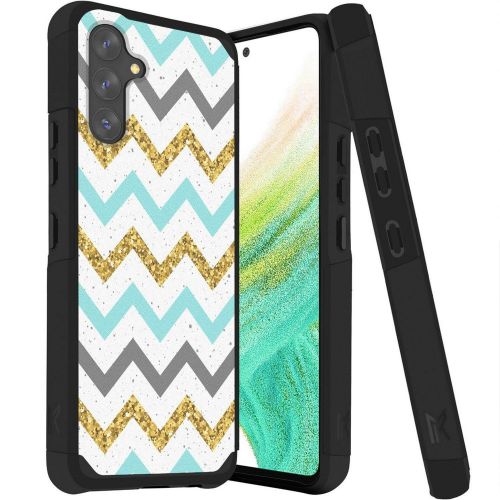 Samsung A54 5G Tough Strong MetKase Hybrid (Magnet Mount Friendly) Case Cover - ZigZag
