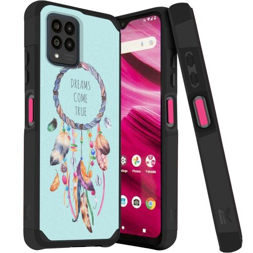 Revvl 6 Pro 5G Tough Strong MetKase Hybrid (Magnet Mount Friendly) Case Cover - Dreams Come True