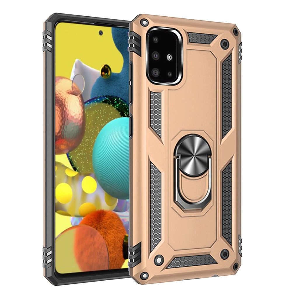 Samsung Galaxy A51 5G Case, Magnetic Ring Slim Shockproof Hard TPU ...