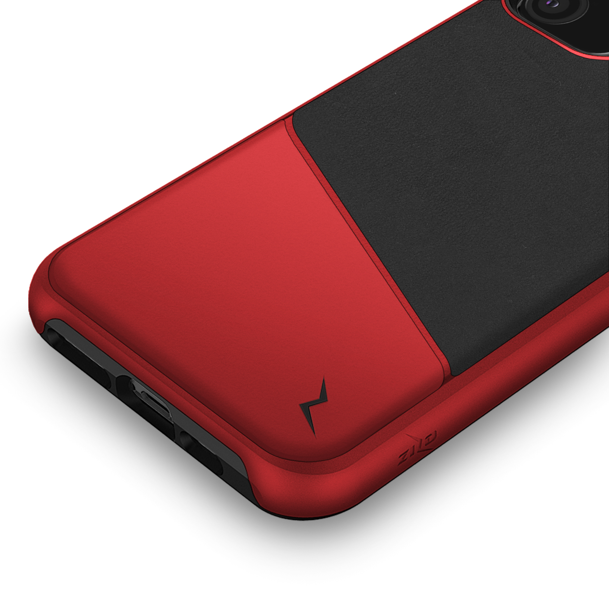 Case Divison Dual Layered And Shockproof Protection Black Metallic Red For Apple Iphone 11 Cellphonecases Com