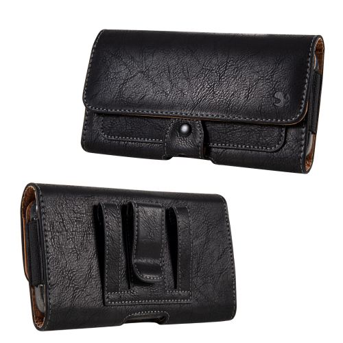 Luxmo #27 Horizontal Universal Belt Clip Pouch - Black