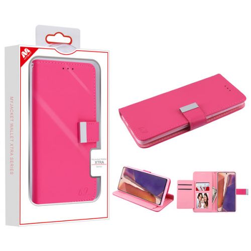 Samsung Galaxy Note 20 (6.4) Wallet, Hot Pink/Pink MyJacket Wallet Xtra Series (GE033) -WP