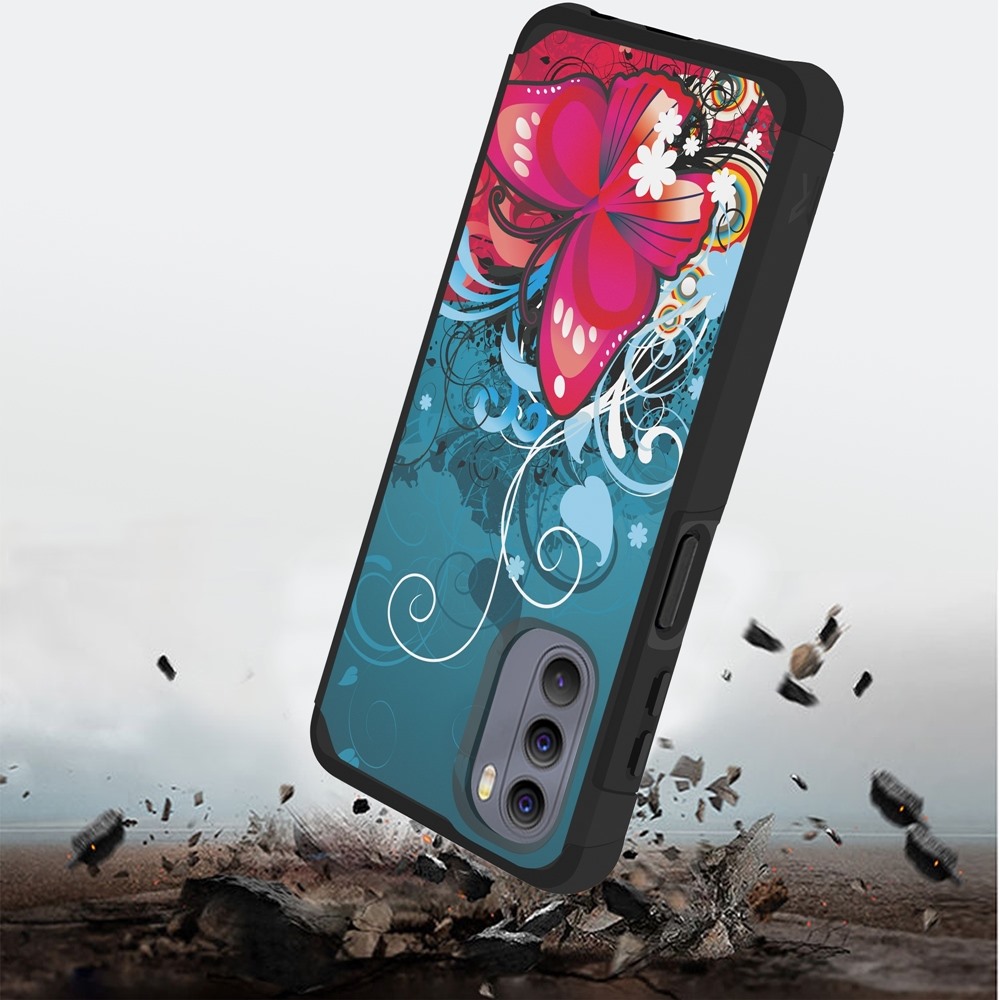 Plateau Authenticatie jukbeen Motorola Moto G Stylus 4G 2022 - MetKase Original ShockProof Case Cover -  Butterfly Bliss :: CellPhoneCases.com