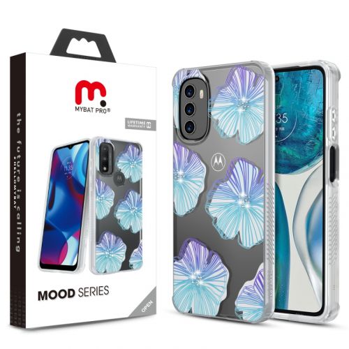 Motorola 2022 Moto G 5G MyBat Pro Mood Series Case (with Diamonds)   - Seashell