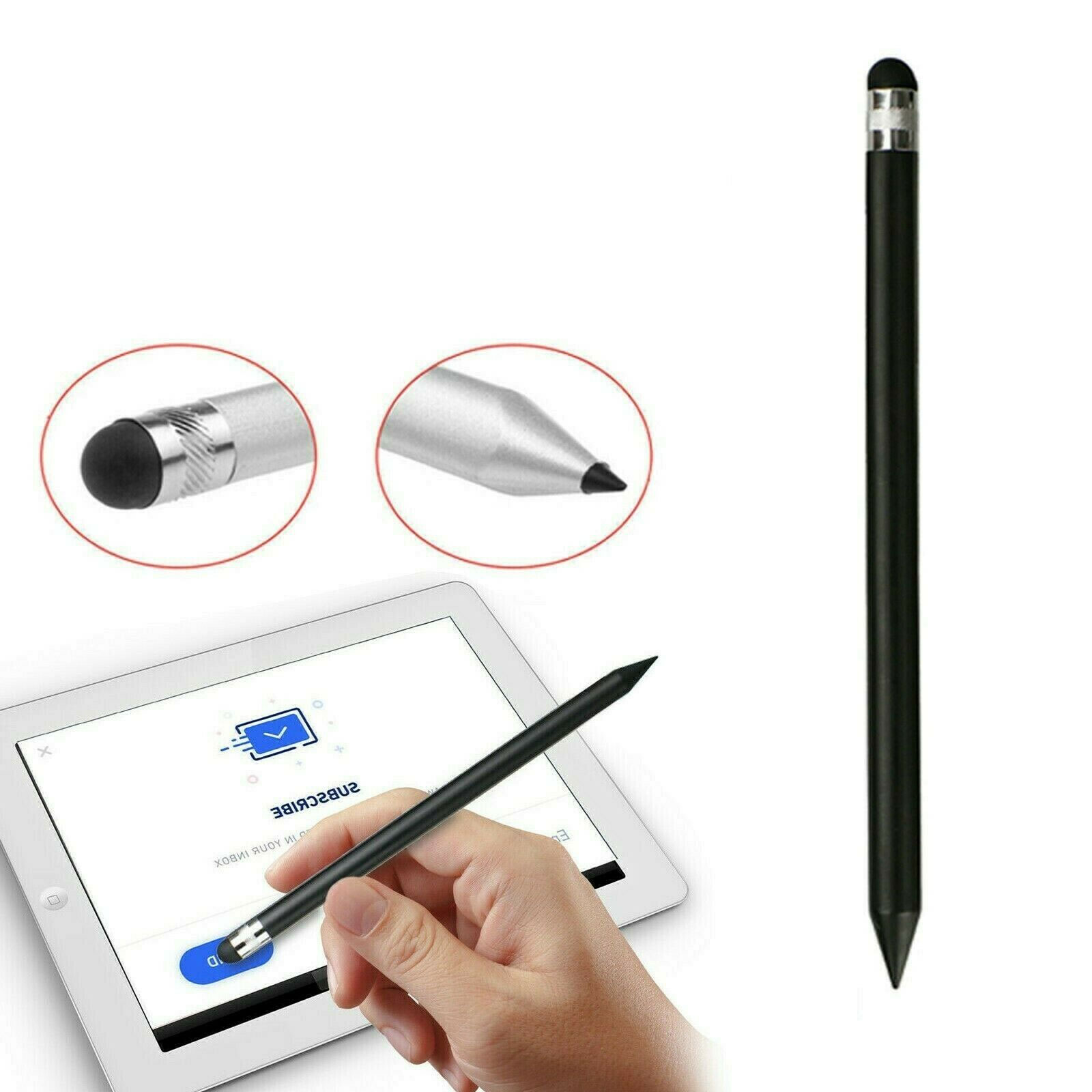 5x Argento Universale Cellulare Tablet Pen Stylus Touch Display einhabe PENNA MOLLA 