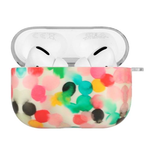 Apple AirPods Pro IMD Design Case Cover with Metal Hook - C