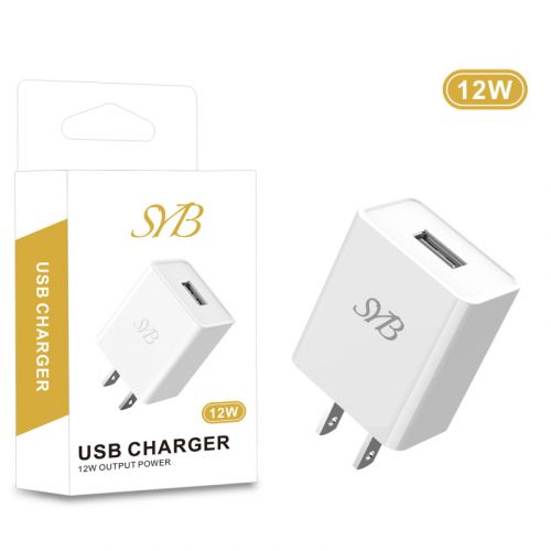 Universal SYB USB Charger (12W) - White