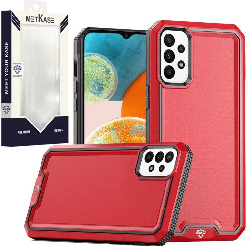 Samsung A23 5G METKASE Rank Tough Strong Modern Fused Hybrid  - Red