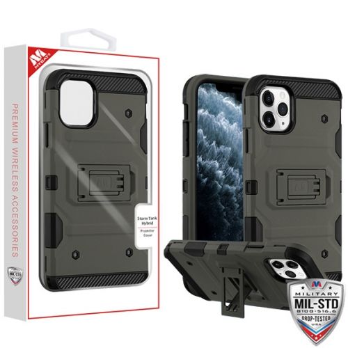 Apple iPhone 11 Pro Case, Dark Grey/Blackorm Tank Hybrid Case Cover [Military-Grade Certified]