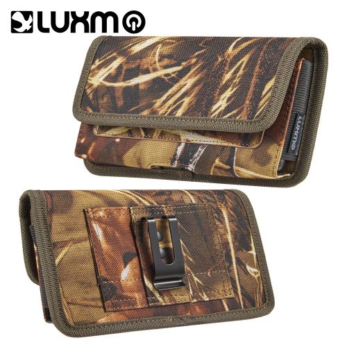 Luxmo Belt Clip Pouch Holster Phone Holder Military Camo Fabric