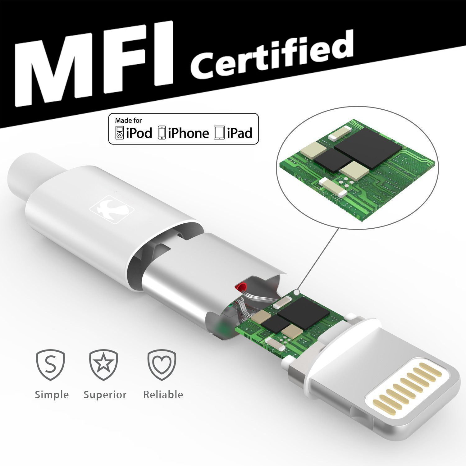 Mfi apple lightning. MFI чип Lightning. MFI кабель Lightning. MFI Apple. Сертифицированный кабель для iphone.