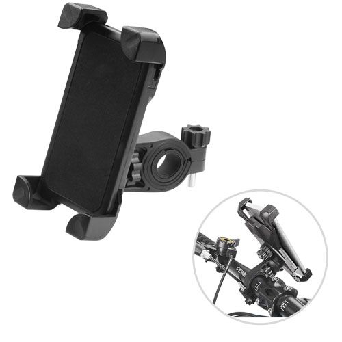 Bike Bicycle Phone Mount Holder Handle Bar Grip Black