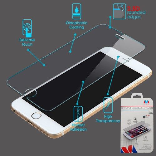 Apple iPhone 7 Screen Protector, Tempered Glass Screen Protector