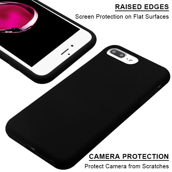 MyBat Quicksand Hybrid Protector Cover for Apple iPhone 8 Plus/7 Plus -  Summer Girl