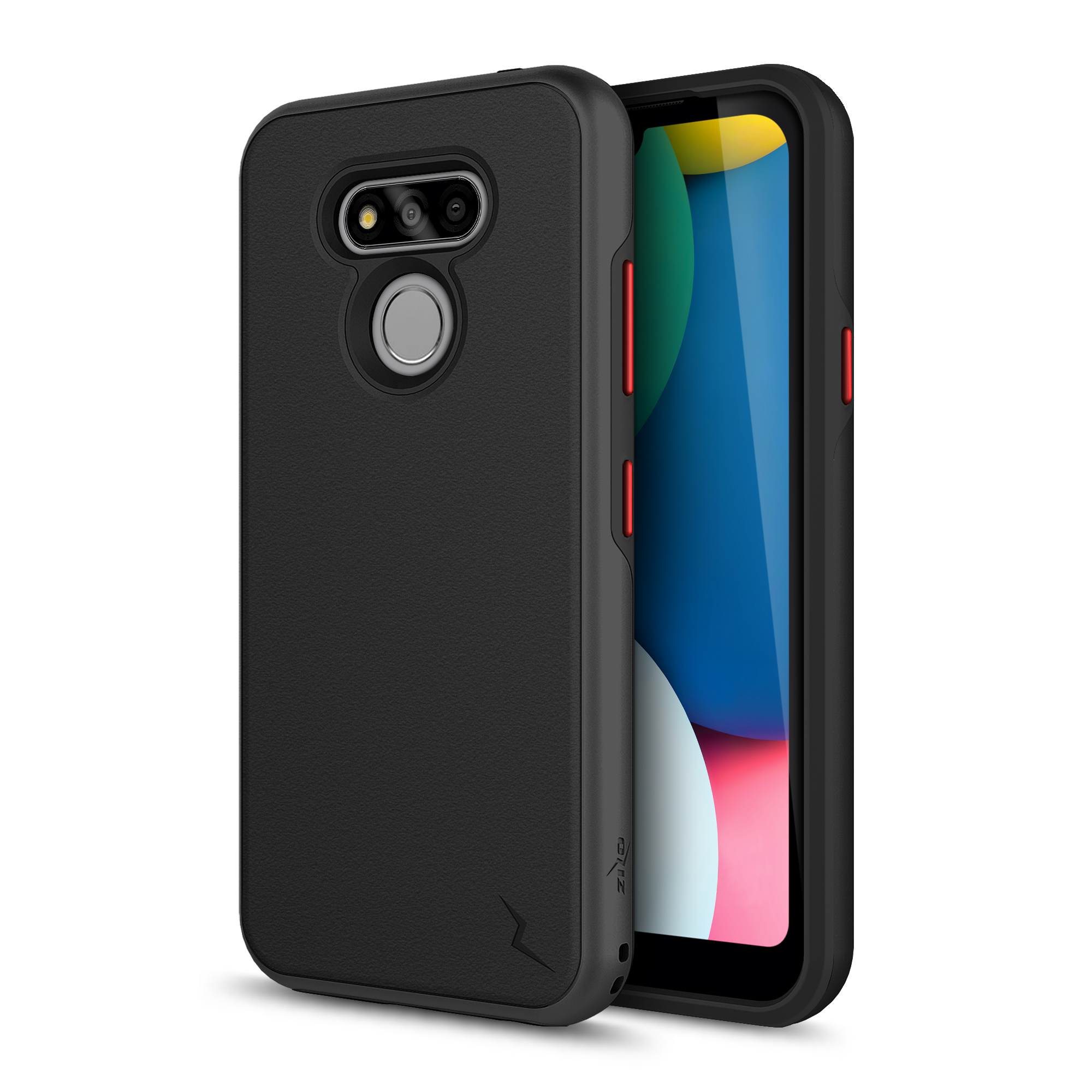 LG Fortune 3 Case ZIZO DIVISION Case Cover Black