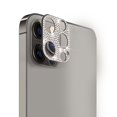 Apple iPhone 14 Plus 6.7 - Camera Lens Zinc Alloy With Diamond - Black
