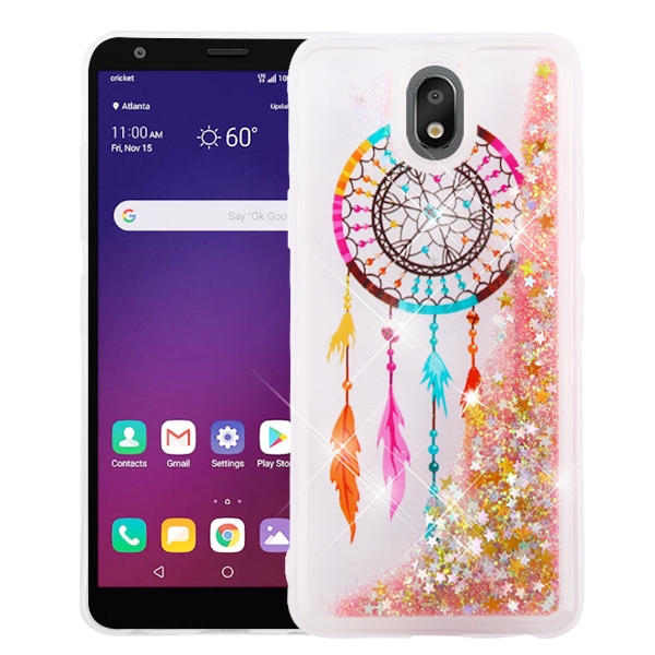 LG Journey LTE Case Dual Layer Shockproof Glitter Slim Protective Hard Phone Cover for Girl Women Compatible with LG L322DL X320 Phonelicious LG Escape Plus Case 