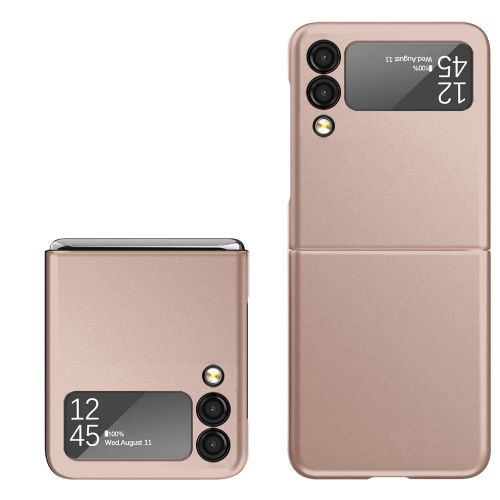 Samsung Galaxy Z Flip 5 Flip Snap On Matte Finish Case Cover - Rose Gold