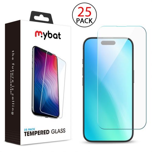 Apple iPhone 16 MyBat Tempered Glass Screen Protector(25-pack) - Clear