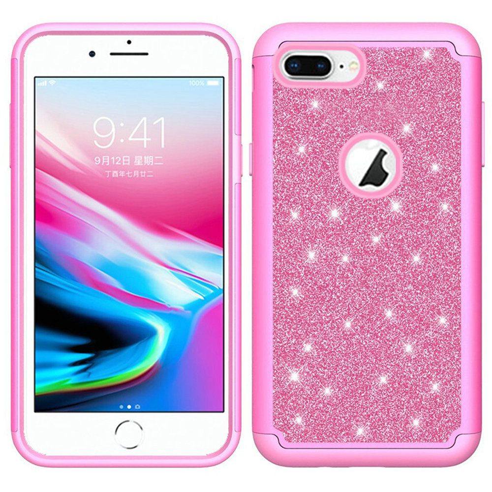 Glitter Case Bling Diamond Tough Hybrid Hot Pink For Apple Iphone 6s Plus Cellphonecases Com